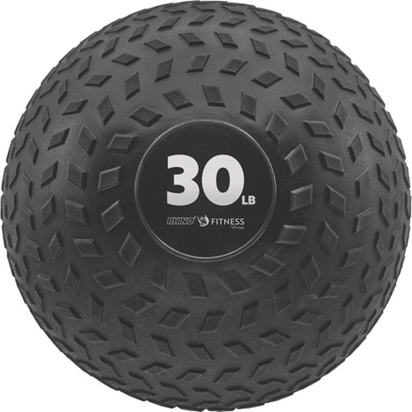 Champion Sports 30 lbs Rhino Fitness Slam Ball, Black CH55949 - main